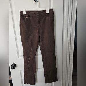 Ralph Lauren Chocolate Brown Straight Pants